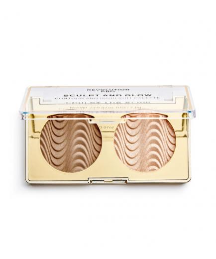 Revolution Pro - Sculpt and Glow Highlight & Contour Palette - Desert Sky
