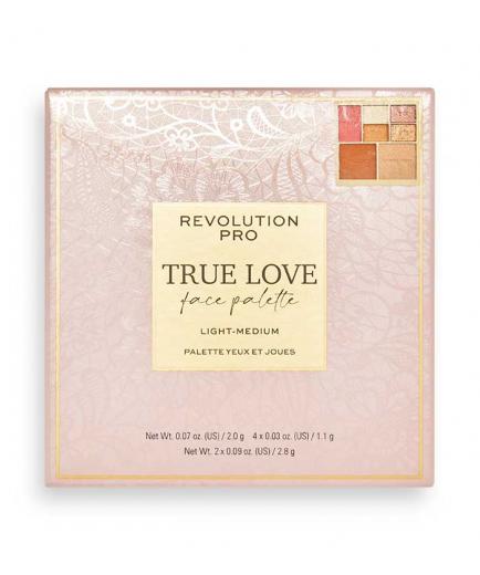 Revolution Pro - True Love Face Palette - Light-Medium