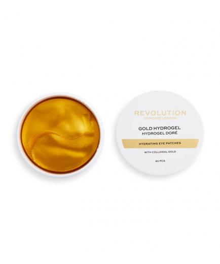 Revolution Skincare - Parches hidratantes de hidrogel con oro coloidal Gold Eye