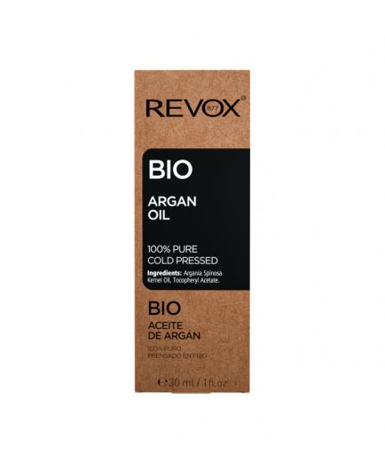 Revox - Aceite de argán 100% puro prensado en frío Bio