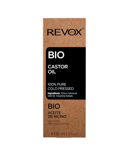 Revox - Aceite de ricino 100% puro prensado en frío Bio