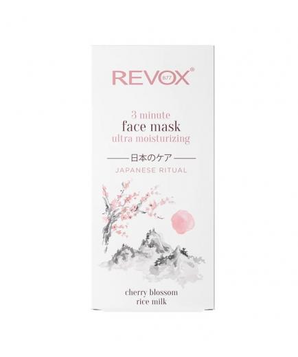 Revox - Japanese Ritual Ultra Moisturizing 3-Minute Face Mask