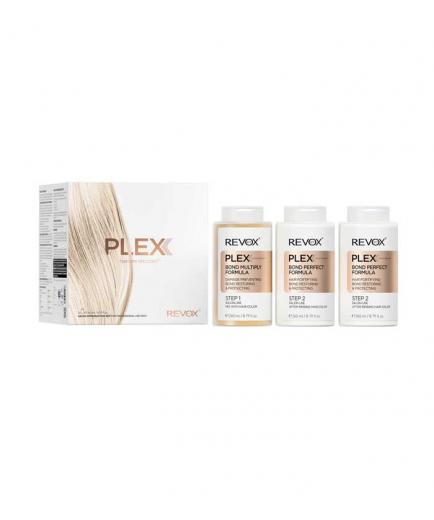 Revox - *Plex* - Hair reconstruction treatment set - Step 1 and 2