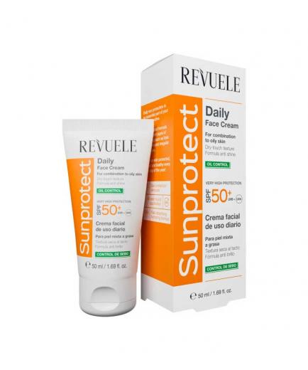 Revuele - Protector solar facial control de sebo Sunprotect SPF50+ - Piel mixta a grasa