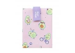 Roll eat - *Mr Wonderful* - Reusable sandwich holder Boc n Roll - Avocado