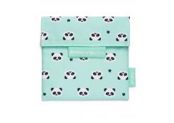 Roll eat - 2-compartment snack holder Snack n Roll Duo - Panda