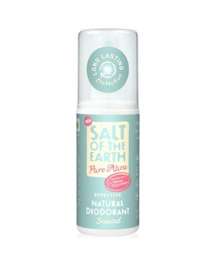 Salt of the Earth - Desodorante Spray para mujer Pure Aura - Melón y pepino