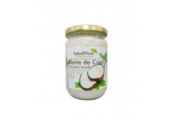 SaludViva Superalimentos - Aceite de coco desodorizado sin gluten - 565ml