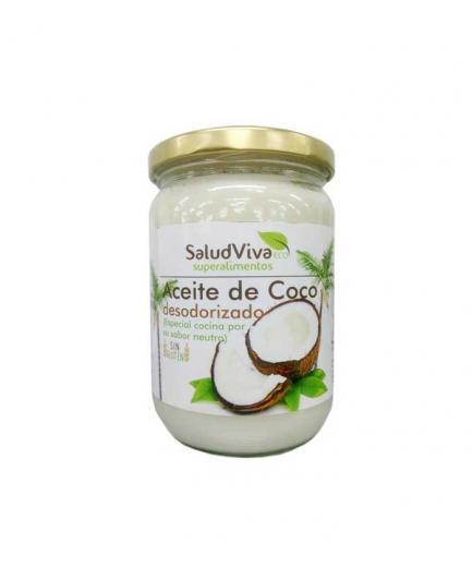 SaludViva Superalimentos - Aceite de coco desodorizado sin gluten - 565ml