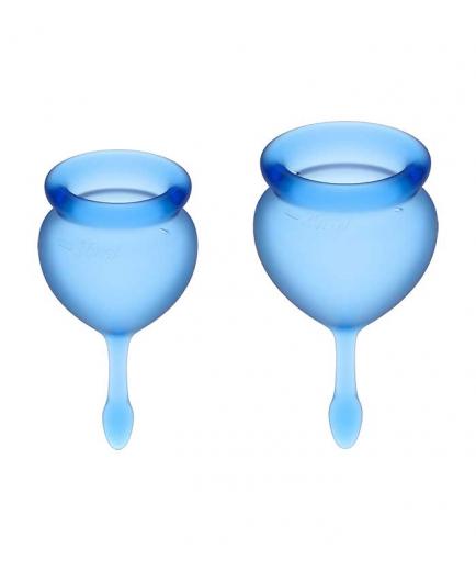 Satisfyer - Menstrual Cup Kit Feel Good (15 + 20 ml) - Dark Blue
