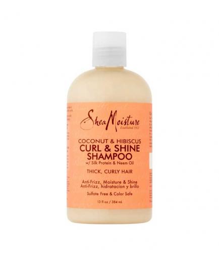 Shea Moisture - Champú Curl & Shine - Coco e Hibisco