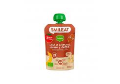 Smileat - Pouch Bio de Leche de Almendras, Cacao y Fresa