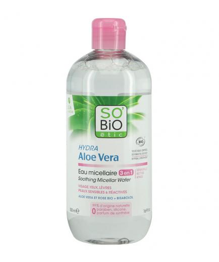 SO'BiO étic - Agua Micelar Aloe Dermo Defense Pieles Sensibles