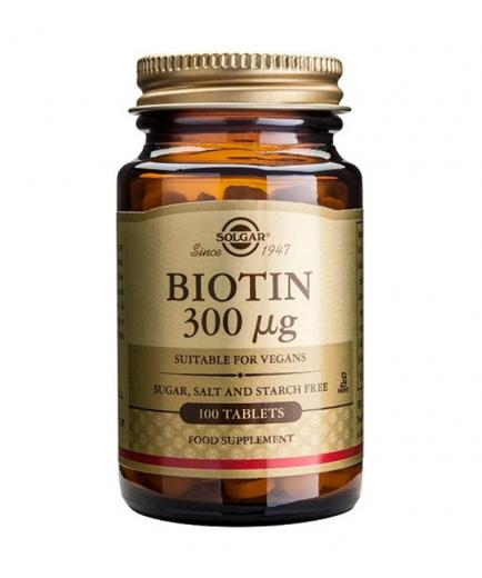 SOLGAR - Complemento alimenticio - Biotina 300 mcg