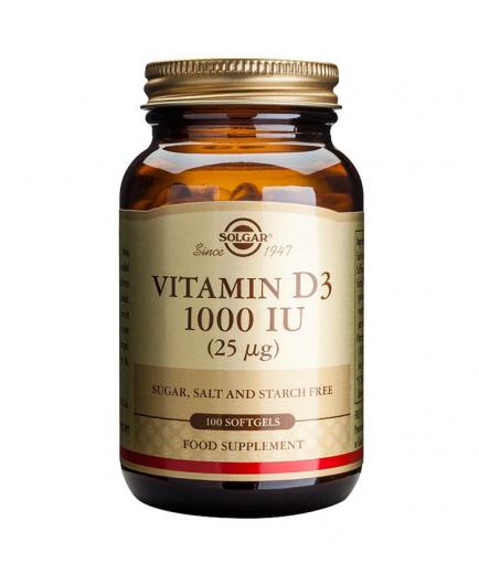 SOLGAR - Complemento alimenticio - Vitamina D3 1000 UI