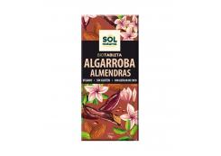 Solnatural - Organic carob with almonds 70g
