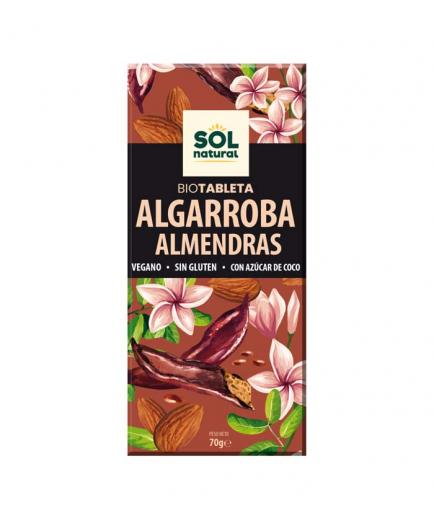 Solnatural - Algarroba con almendras Bio 70g