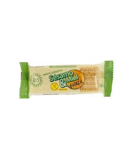Solnatural - Gluten-free energy bar 50g - Sesame and honey