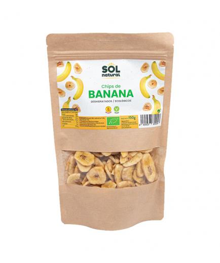 Solnatural - Bio dehydrated banana chips 150g