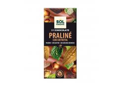 Solnatural - Chocolate praliné con eritritol Bio 70g