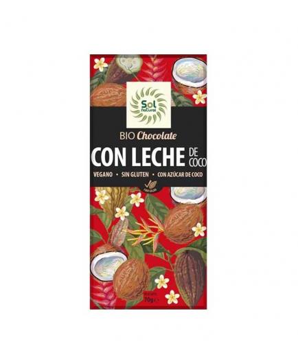 Solnatural - Chocolate vegano con leche de coco Bio 70g