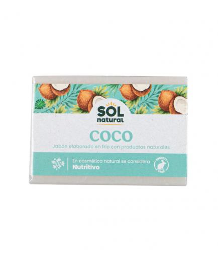 Solnatural - Natural solid soap 100g - Coconut