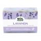 Solnatural - Jabón sólido natural 100g - Lavanda antibacterial y antiséptico