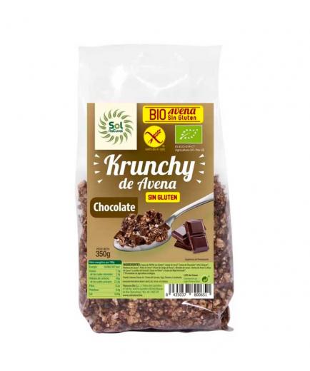 Solnatural - Organic gluten-free oat Krunchy 350g - Chocolate
