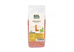 Solnatural - Lenteja roja ecológica 500g