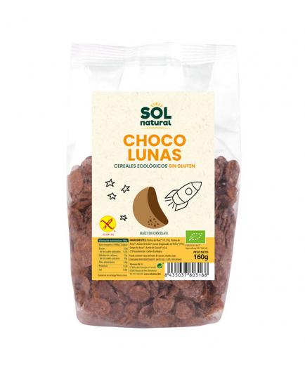 Solnatural - Maíz con chocolate sin gluten Chocolunas bio 160g