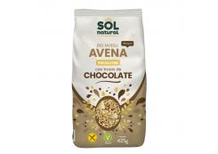 Solnatural - Muesli de avena sin gluten bio 425g - Chocolate