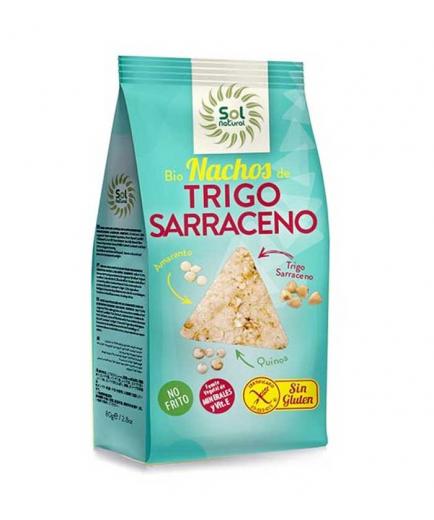 Solnatural - Nachos de trigo sarraceno con amaranto y quinoa Bio sin gluten