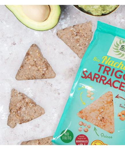 Solnatural - Nachos de trigo sarraceno con amaranto y quinoa Bio sin gluten