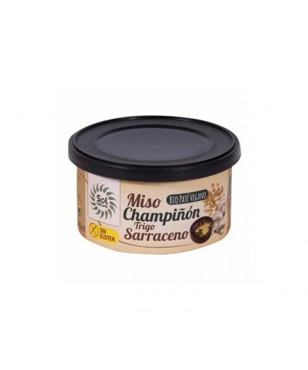 Solnatural - Organic vegan gluten-free pate 125g - Miso, mushroom and buckwheat