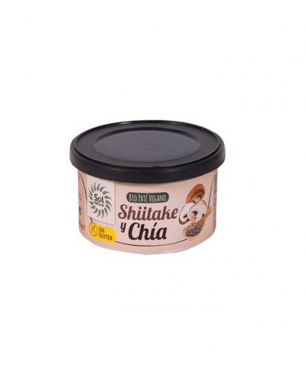 Solnatural - Organic vegan gluten-free pate 125g - Shiitake and chia