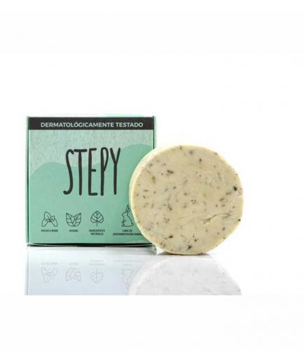 Stepy - Revitalizing and strengthening solid shampoo - Mojito