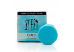 Stepy - Jabón facial para piel mixta y grasa - Celeste