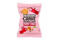 The Organic Crave - Chips proteicos de lentejas BIO - Sweet Chili 30g