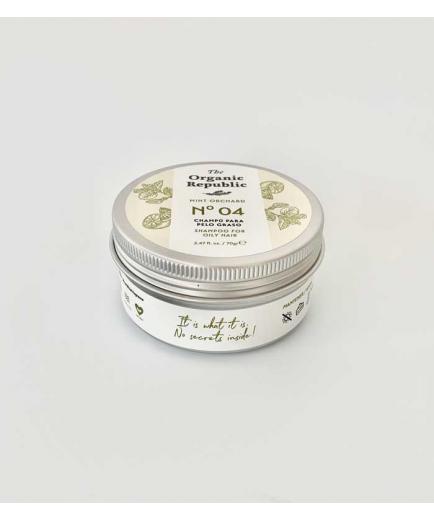 The Organic Republic - Solid Shampoo Mint Orchard - Oily Hair