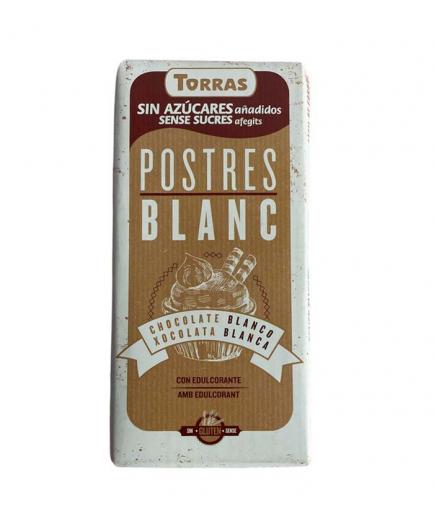 Torras - Chocolate blanco para postres Zero 200g