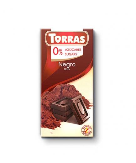 Torras - Dark chocolate 0% added sugar 75g