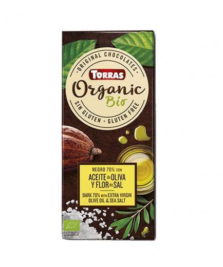 Torras - Organic Bio 70% dark chocolate with olive oil and fleur de sel 100g