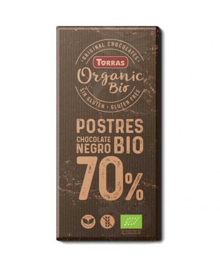 Torras - 70% dark chocolate for desserts Organic Bio 200g