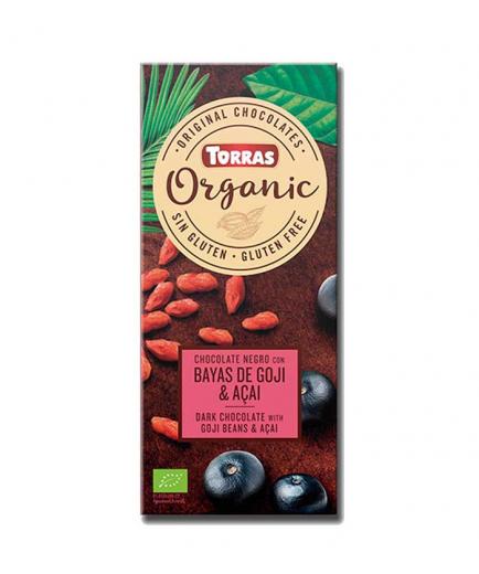 Torras - Chocolate negro con bayas de goji y acai Organic Bio 100g