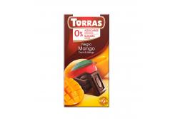 Torras - Chocolate negro con mango 0% azúcares añadidos 75g