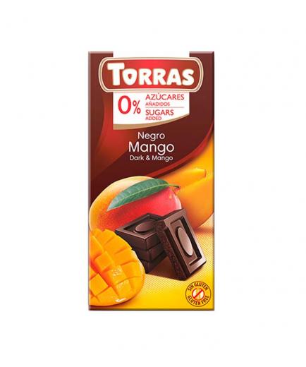 Torras - Dark chocolate with mango 0% added sugar 75g