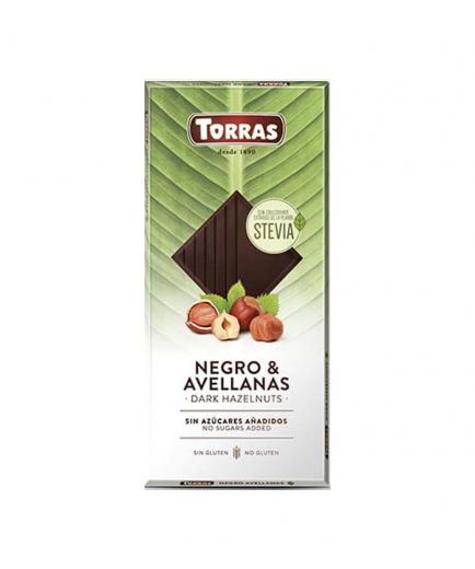 Torras - Dark chocolate and hazelnuts 0% added sugar 125g