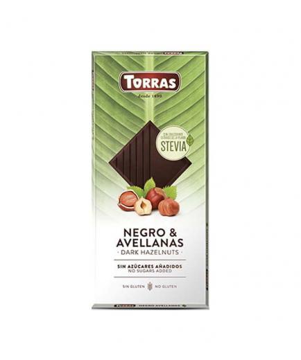 Torras - Chocolate negro y avellanas 0% azúcares añadidos 125g