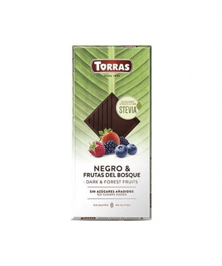 Torras - Chocolate negro y frutas del bosque 0% azúcares añadidos 125g