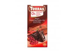 Torras - Chocolate negro y Pimienta Rosa Canela y Chilli  0% azúcares añadidos 75g